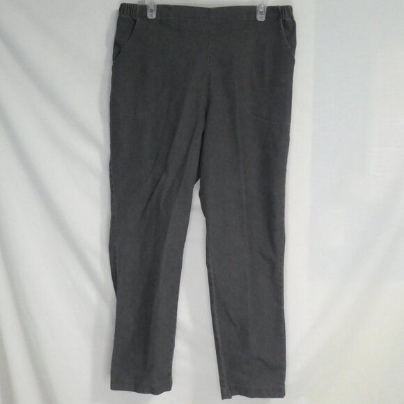 CROFT & BARROW - Stretch | large, short - petites | Grey Denim Joggers | NWOT - Picture 1 of 16
